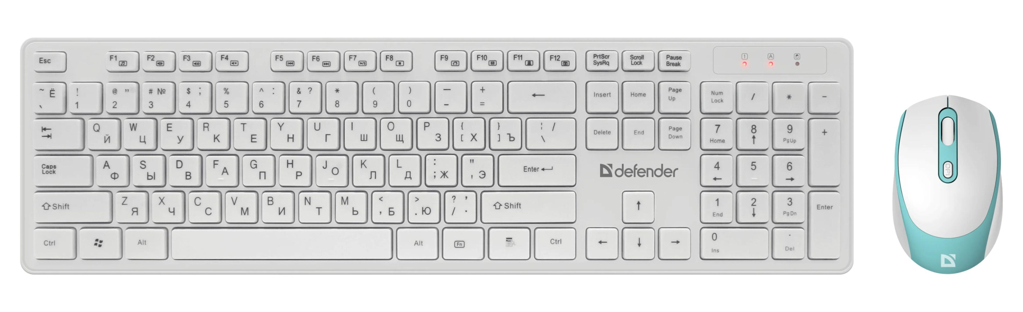 Набор периферии Defender Auckland C-987 RU White (45987)