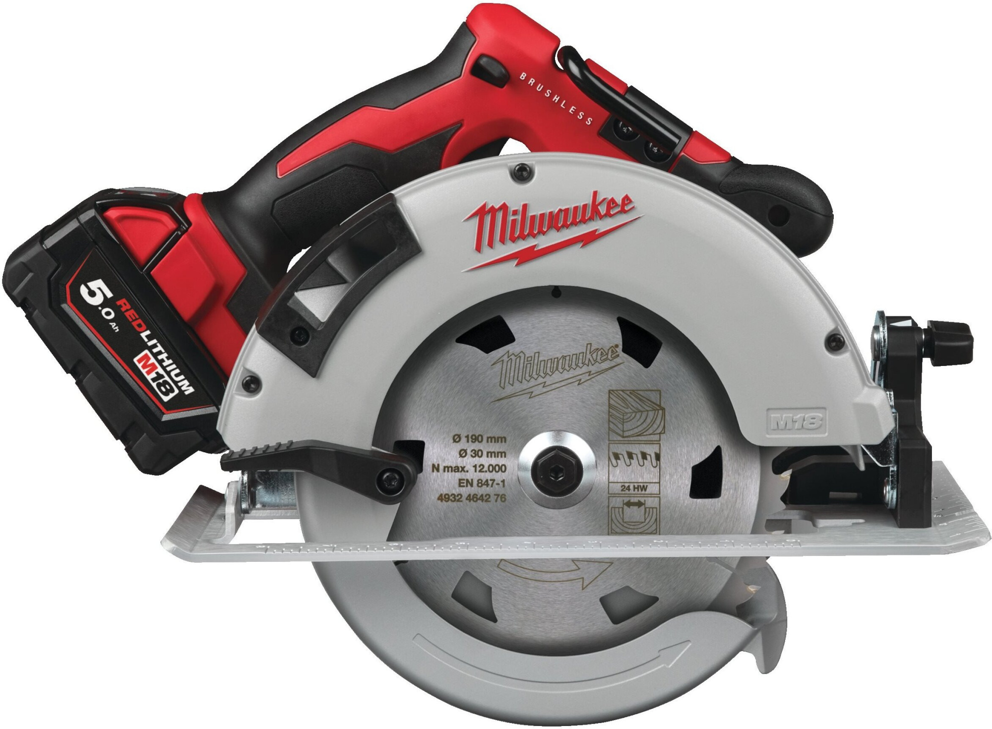 Дисковая (циркулярная) пила Milwaukee M18 BLCS66-502X (4933464590)