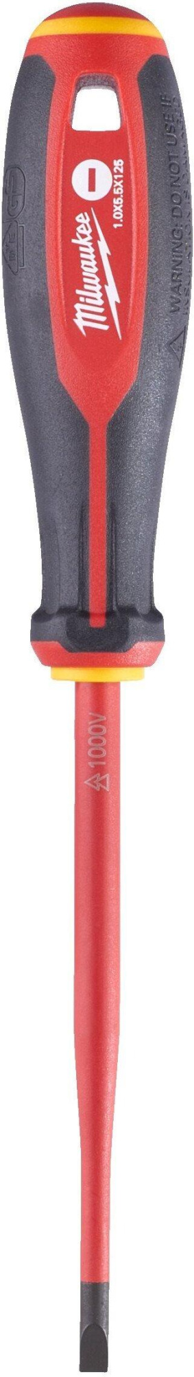 Отвертка Milwaukee VDE SL 1.0x5.5x125 (4932478716)